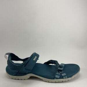 Teva Verra Hiking Sandals Womens Size 8 Blue Teal Strappy Sport Water 1006263